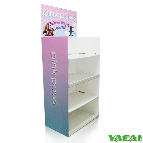 雅彩公司展架設計的整體思路體現